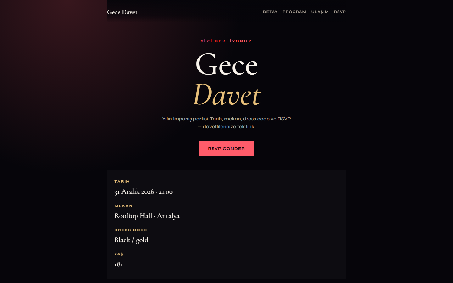 Night Invite